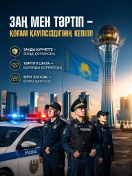 Заң мен тәртіп &ndash; қоғам қауіпсіздігінің кепілі