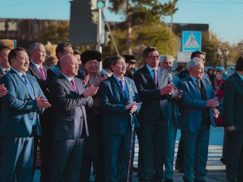 ҰЛЫТАУ ОБЛЫСЫНДА ҚАЙРАТ БАЙБОСЫНОВТЫҢ МЕРЕЙТОЙЫ АТАЛЫП ӨТТІ