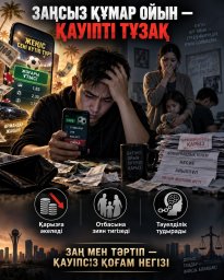​Заңсыз құмар ойындар &ndash; қоғамға төнген қауіп