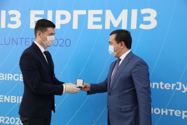 ​172 ҚАРАҒАНДЫЛЫҚ "ХАЛЫҚ АЛҒЫСЫ" МЕДАЛІМЕН МАРАПАТТАЛДЫ