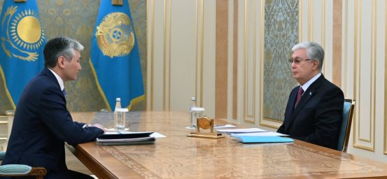 Президент бүгін Ұлытау облысының әкімі Дастан Рыспековті қабылдады
