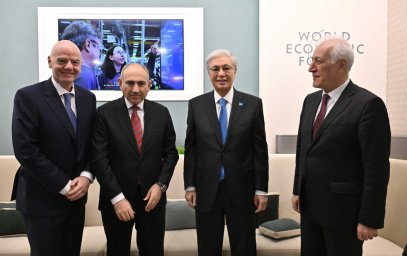 Мемлекет басшысы Давоста бірқатар кездесу өткізді