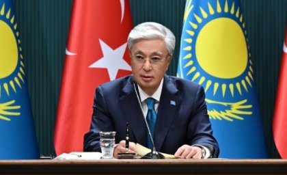 Қасым-Жомарт Тоқаев пен Режеп Тайип Ердоған брифинг өткізді