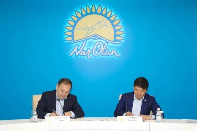 ​«NUR OTAN» МЕН КӘСІПОДАҚТАР ФЕДЕРАЦИЯСЫ МЕМОРАНДУМ ЖАСАСТЫ