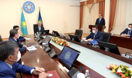 ​ҰҚК ПРЕЗИДЕНТТЕН ТАПСЫРМА АЛДЫ