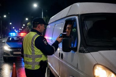 Мас күйінде көлік басқарған жүргізуші анықталды