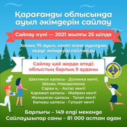 ​ҚАРАҒАНДЫ ОБЛЫСЫНДА АУЫЛ ӘКІМДЕРІНІҢ АЛҒАШҚЫ ТІКЕЛЕЙ САЙЛАУЫНА КІМ ҚАТЫСАДЫ?